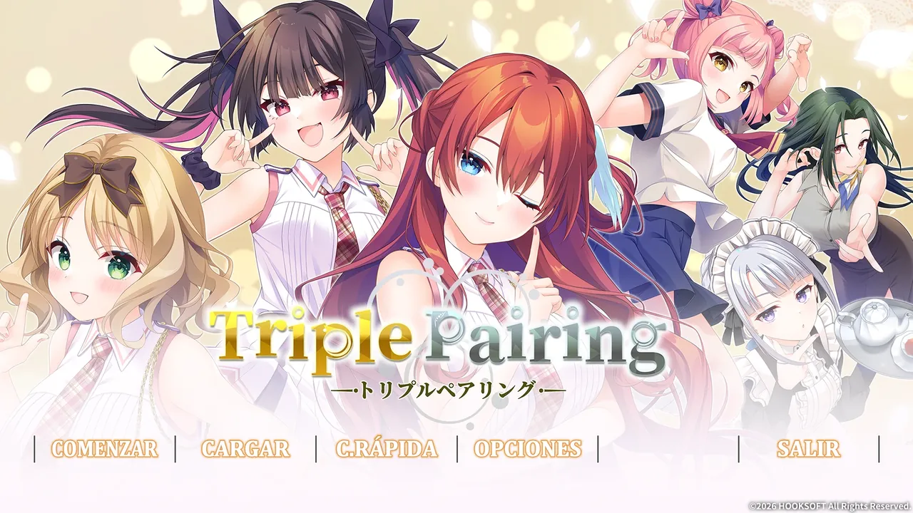Menú principal de Triple Pairing en español